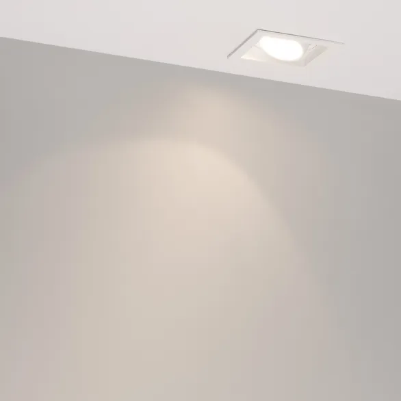 Светильник MS-VORTEX-BUILT-S90x90-12W Day4000 (WH-WH, 20 deg, 230V) (Arlight, IP20 Металл, 5 лет)