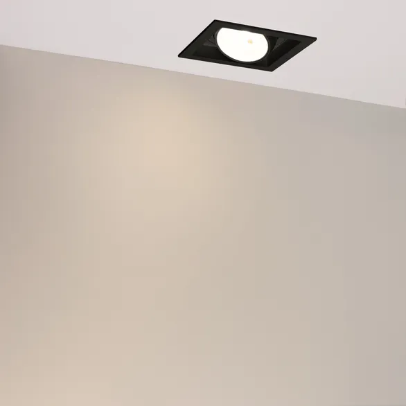 Светильник MS-VORTEX-BUILT-S140x140-30W Warm3000 (BK-BK, 30 deg, 230V) (Arlight, IP20 Металл, 5 лет)