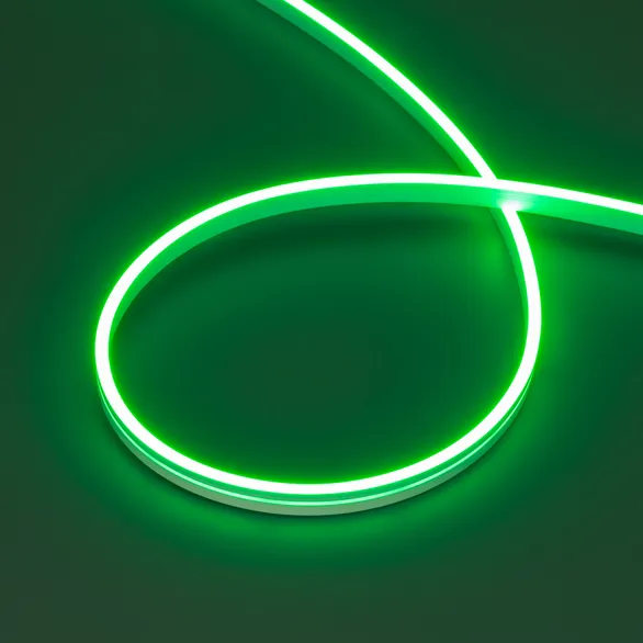 Светодиодная лента герметичная MOONLIGHT-SIDE-A168-4x10mm 24V Green (7.2 W/m, IP65, 5m, wire x2) (Arlight, Вывод кабеля прямой)