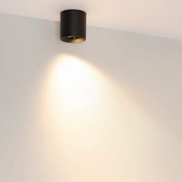 Светильник SP-ACENTO-R95-10W Warm3000 (BK, 20-45 deg, 230V) (Arlight, IP20 Металл, 5 лет)