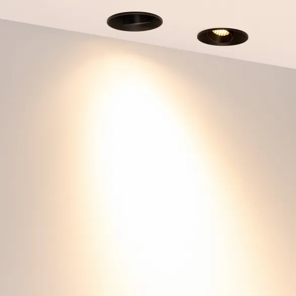 Светильник безрамочный DL-ROTARA-R63-6W Warm3000 (Черный RAL9005, 36 deg, 230V) (Arlight, IP20 Металл, 5 лет)