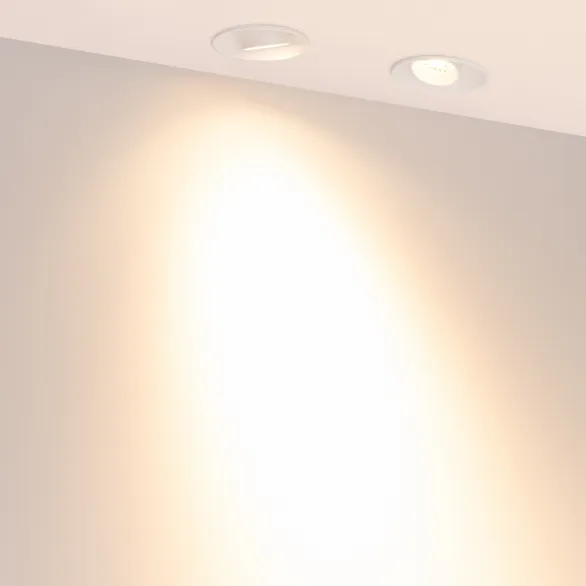 Светильник безрамочный DL-ROTARA-R63-6W Warm3000 (Белый RAL9003, 36 deg, 230V) (Arlight, IP20 Металл, 5 лет)
