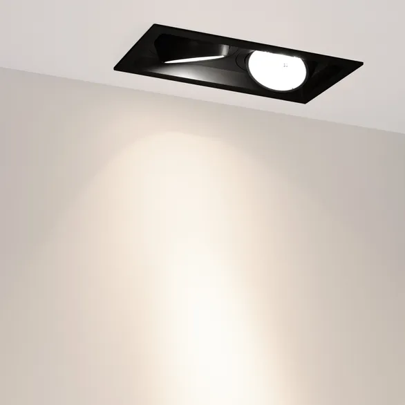 Светильник MS-VORTEX-BUILT-S250x140-2x30W Day4000 (BK-BK, 17 deg, 230V) (Arlight, IP20 Металл, 5 лет)