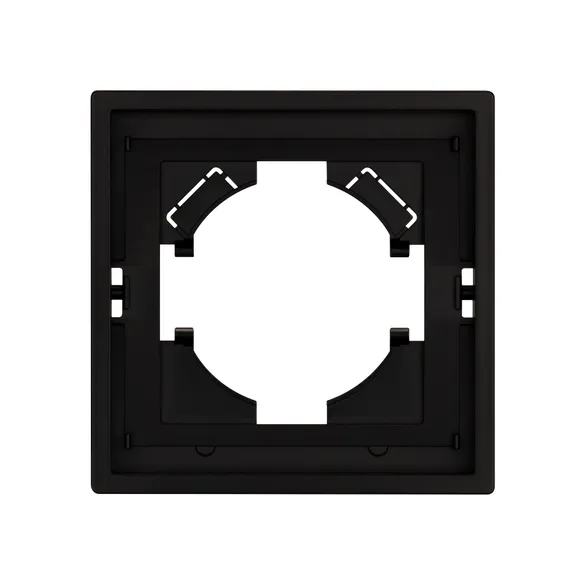 Рамка пластиковая FRM-TENDO-PL-1-BK (Arlight, -)