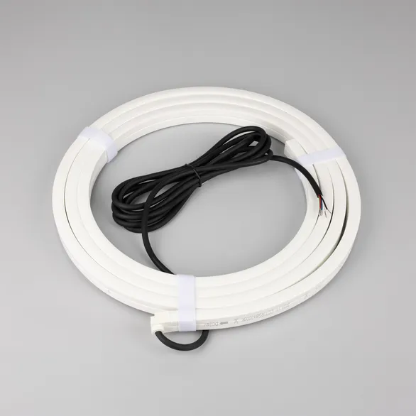 Светодиодная лента герметичная NOVA-SIDE-PU-B84-12x20mm 24V RGB-Warm (15 W/m, IP68, 3m, wire x1) (Arlight, Полиуретан)