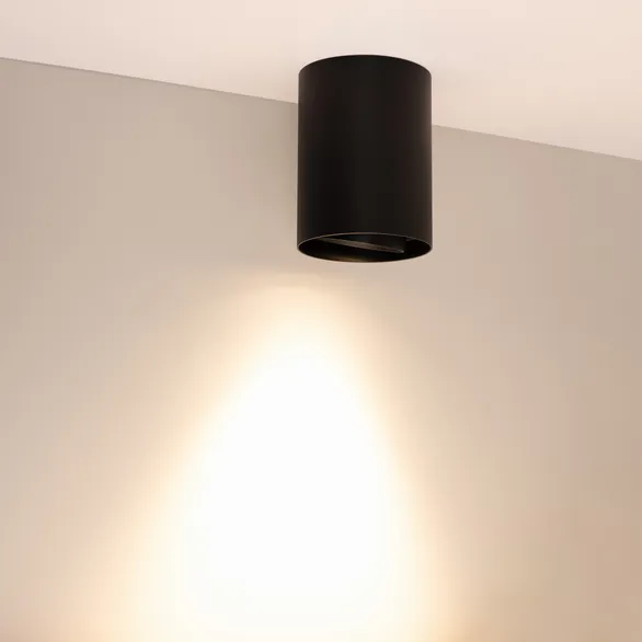 Светильник SP-FOCUS-R110-18W Warm3000 (BK, 50 deg, 230V) (Arlight, IP54 Металл, 5 лет)