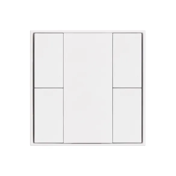 INTELLIGENT ARLIGHT Кнопочная панель KNX-301-22-4-SH-IN White (BUS, Frame) (IARL, IP20 Пластик, 3 года)