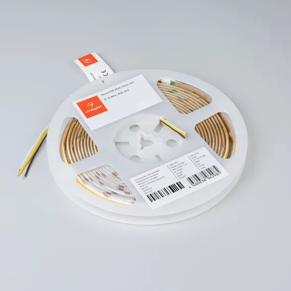 Светодиодная лента COB-X560-10mm 24V Day4000 (5-15 W/m, IP20, 5m) (Arlight, -)