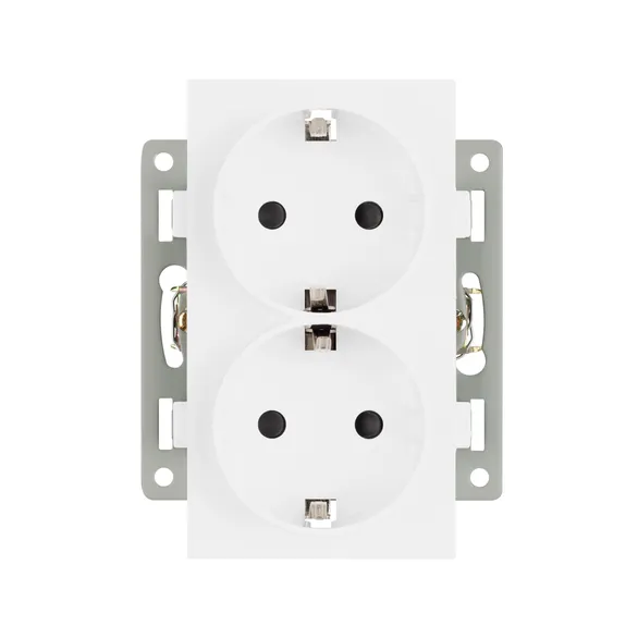 Механизм электрической розетки SCT-MEUD-PL-WH (250V, 16A) (Arlight, -)