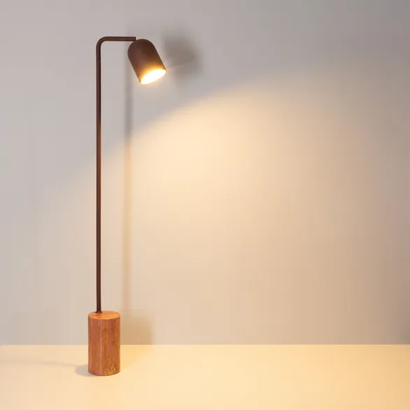 Светильник SP-MASON-FLOOR-R143-6W Warm3200-MIX (RD, 120 deg, 230V) (Arlight, IP20, Травертин, 5 лет)