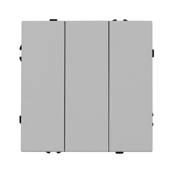 Механизм выключателя трехклавишный непроходной SWT-NOBE-MK03-SFPL-IS (230V, 10A) (Arlight, Никель)