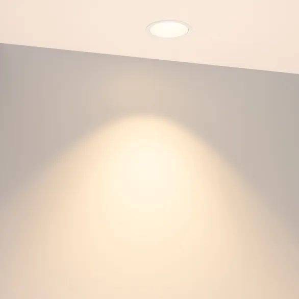 Светильник MS-ARADO-BUILT-R75-12W Warm3000 (WH-WH, 55 deg, 230V) (Arlight, IP20 Металл, 5 лет)