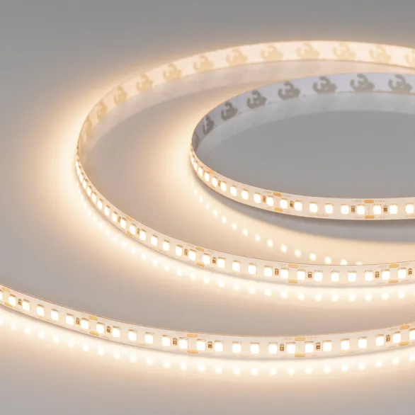 Светодиодная лента UL-A180-8mm 24V Warm3500 (14.4 W/m, IP20, 5m) (Arlight, Открытый)