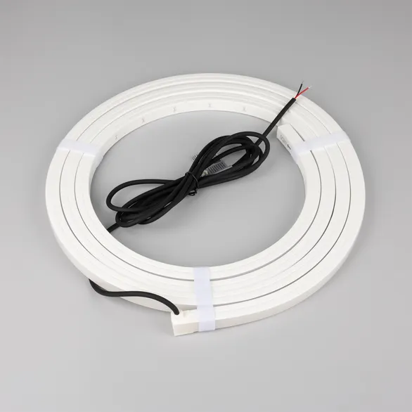 Светодиодная лента герметичная NOVA-TOP-PU-A120-16x15mm 24V White7200 (10 W/m, IP68, 3m, wire x1) (Arlight, Полиуретан)
