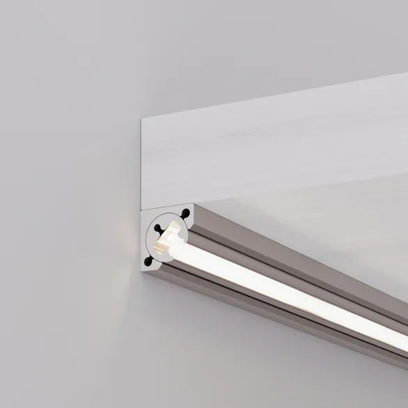 Профиль с экраном SL-KANT-H10-ROTATE-2000 CHAMPAGNE GOLD (Arlight, Алюминий+пластик)