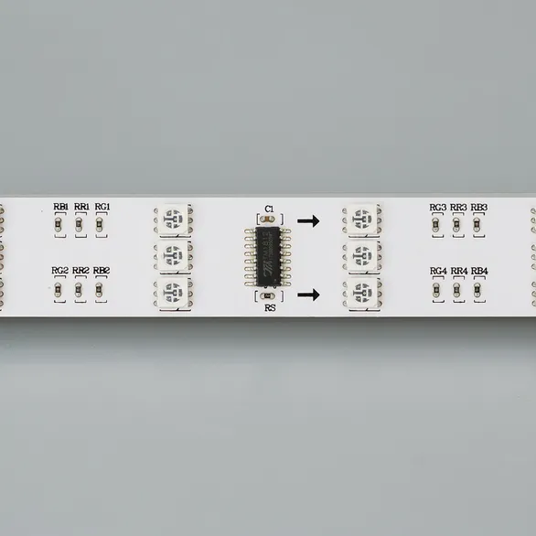 Светодиодная лента SPI-5000 12V RGB (5060, 480 LED x3,1812) (Arlight, Открытый, IP20)