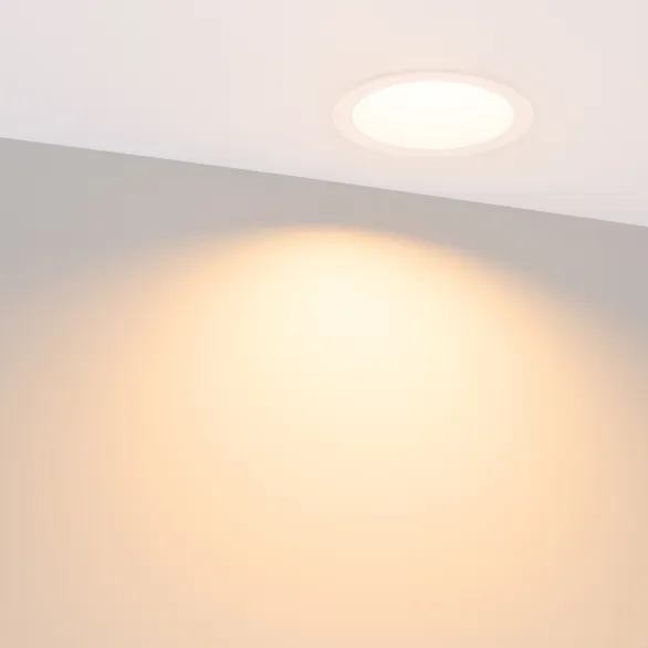 Светильник MS-DROP-BUILT-R105-14W Warm2700 (WH, 85 deg, 230V) (Arlight, IP54 Металл, 5 лет)