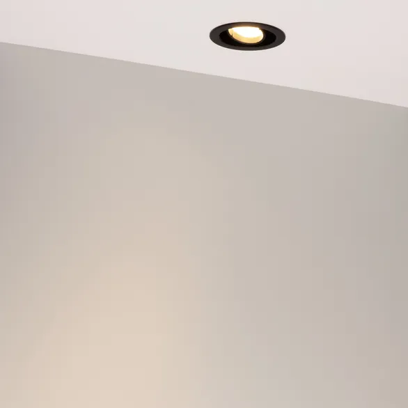 Светильник MS-VORTEX-BUILT-R90-12W Warm3000 (BK-BK, 40 deg, 230V) (Arlight, IP20 Металл, 5 лет)