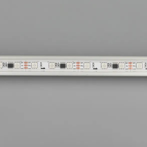 Светодиодная лента SPI-5000P-5060-60 12V Cx3 RGB (12mm, 14.4W/m, IP66) (Arlight, Закрытый, IP66)