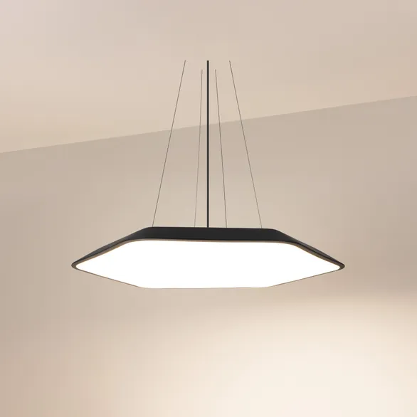 Светильник SP-TIARA-SLIM-HANG-H50-L800x720-75W Day4000 (BK, 160 deg, 230V) IP33 (Arlight, Металл)