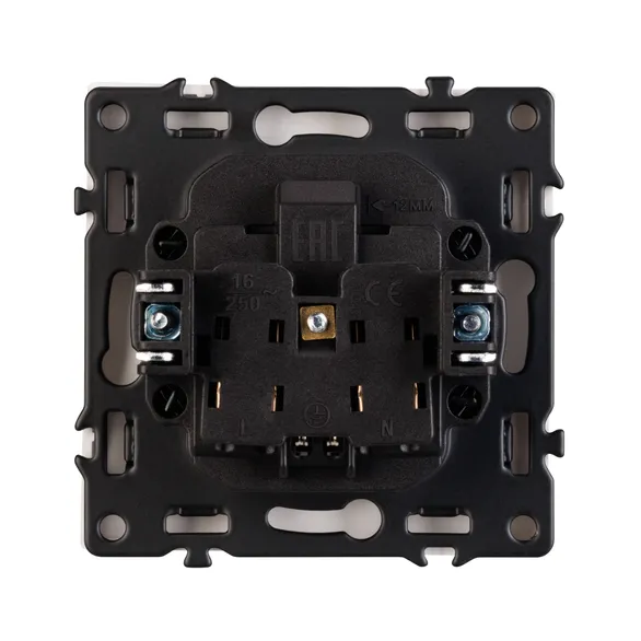 Механизм электрической розетки SCT-NOBE-MEU1-SFPL-GD (230V, 16A) (Arlight, -)