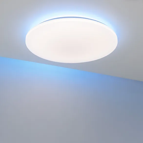 Светильник SP-FAVOR-R600-50W Day4000-MIX-RGB (WH, 100 deg, 230V, Tuya Zigbee) (Arlight, IP54 Пластик, 3 года)