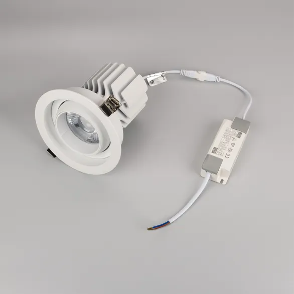 Светильник MS-VORTEX-BUILT-R135-30W Warm3000 (WH-WH, 30 deg, 230V) (Arlight, IP20 Металл, 5 лет)