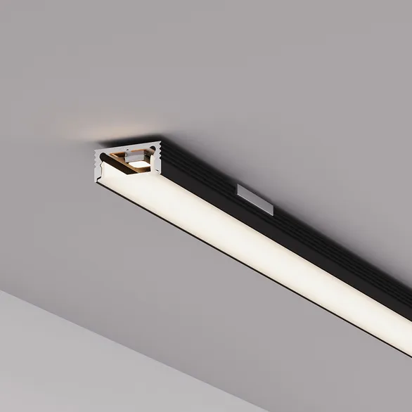 Профиль SL-SLIM-H7-2000 BLACK (BY) (Arlight, Алюминий)