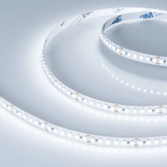 Светодиодная лента RT-A180-8mm 24V White6000 (14.4 W/m, IP20, 3528, 5m) (Arlight, Открытый)