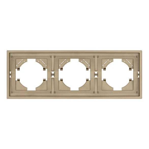 Рамка пластиковая FRM-TENDO-SFPL-3-GD (Arlight, -)