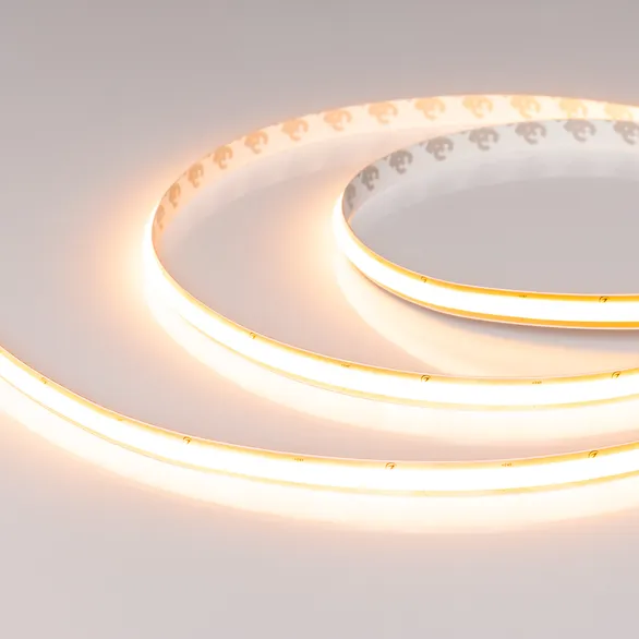 Светодиодная лента SOB-M288-10mm 24V Warm2400 (10 W/m, IP20, 5m) (Arlight, резка 1 светодиод)