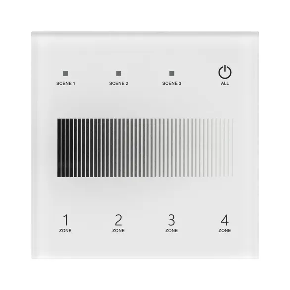 INTELLIGENT ARLIGHT Сенсорная панель SMART-DALI-301-11-4G-3SC-DT6 Белая (230V, встраиваемая, 2.4G) (IARL, IP20 Пластик, 5 лет)