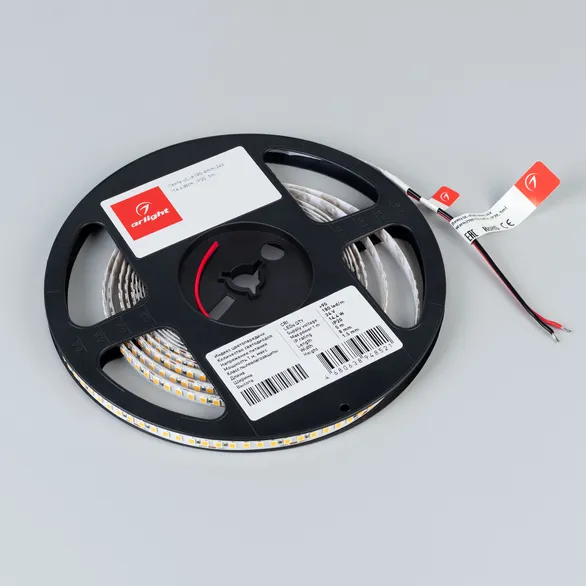 Светодиодная лента UL-A180-8mm 24V Warm3500 (14.4 W/m, IP20, 5m) (Arlight, Открытый)