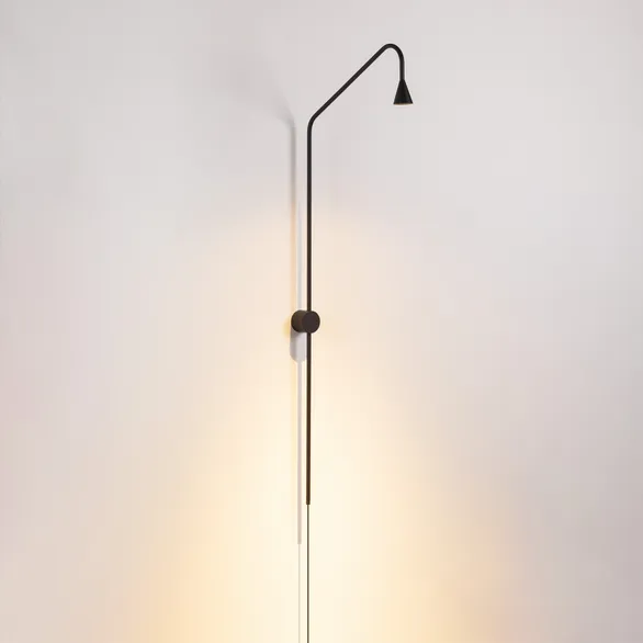 Светильник SP-RINAR-WALL-5W Warm3000 (BK, 36 deg, 230V)  (Arlight, IP20 Металл, 5 лет)