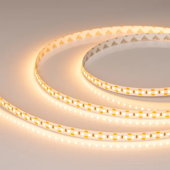 Светодиодная лента UL-A140-10mm 48V Warm2400-CX2 (8 W/m, IP20, 30m) (Arlight, резка 2 светодиода)