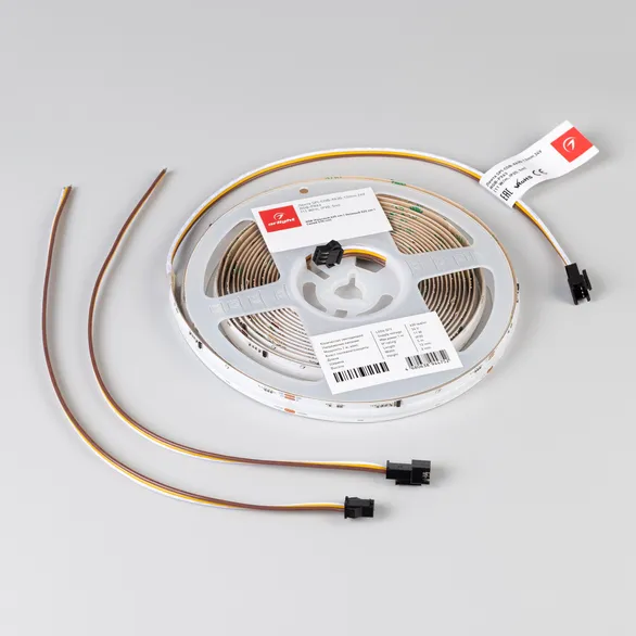 Светодиодная лента SPI-COB-X630-12mm 24V RGB-PX63 (11 W/m, IP20, 5m) (Arlight, -)
