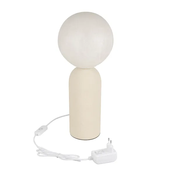 Светильник SP-SILKA-TAB-R150-6W Warm2700 (WH, 330 deg, 230V, TOUCH-DIM) (Arlight, IP20 Натуральный шелк, 3 года)