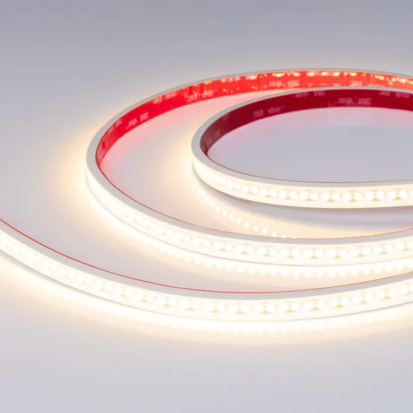 Светодиодная лента герметичная RTW-PS-A180-12mm 48V Warm3000-CX2 (19 W/m, IP67, 10m) (Arlight, CRI>90)