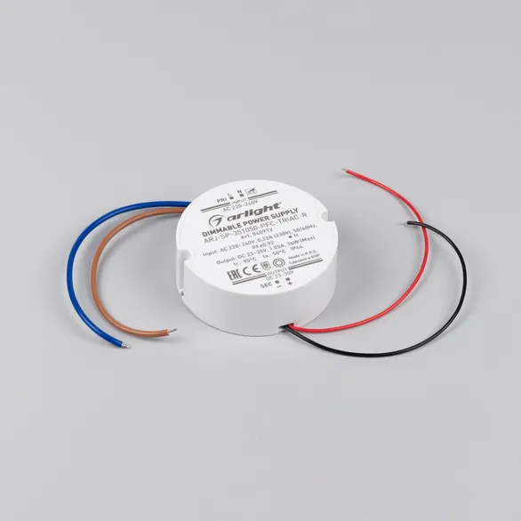 Блок питания ARJ-SP-351050-PFC-TRIAC-R (36W, 23-35V, 1050mA) (Arlight, IP44 Пластик, 5 лет)