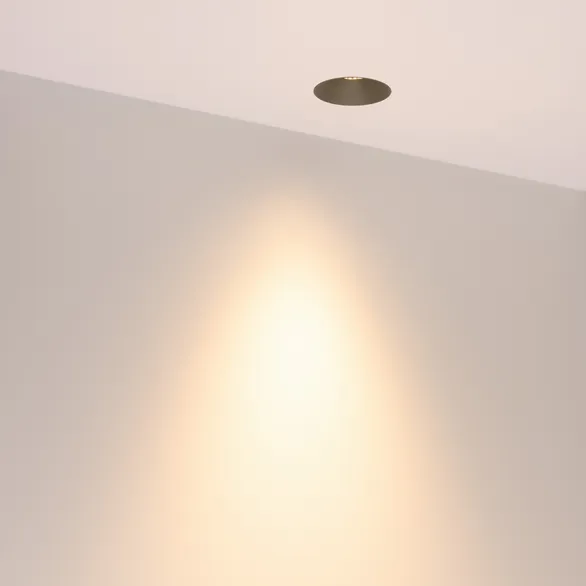 Светильник безрамочный DL-INTRAL-R63-8W Warm3000 (Серо-зеленый RAL7009, 50 deg, 230V) (Arlight, IP20 Металл, 5 лет)