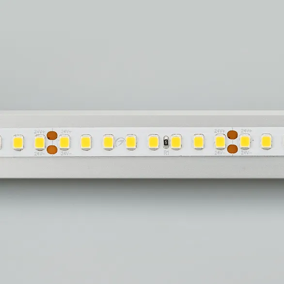 Светодиодная лента RT 2-5000 24V Day5000 2x (2835, 160 LED/m, LUX) (Arlight, 12 Вт/м, IP20)