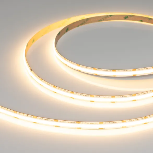 Светодиодная лента COB-X560-10mm 24V Warm2700 (5-15 W/m, IP20, 5m) (Arlight, -)