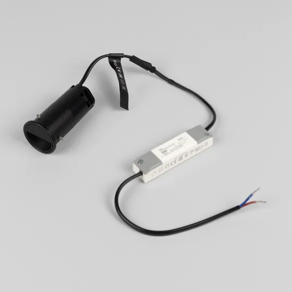 Светильник встраиваемый DL-VEILA-R39-6W Warm3000 (Черный RAL9005, A44x46 deg, 230V) (Arlight, IP20 Металл, 5 лет)