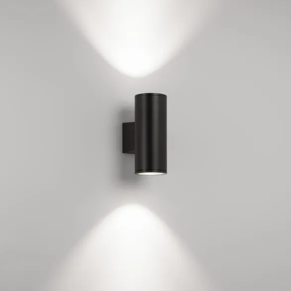 Светильник настенный LGD-WALDER-R92-2x13W Day4000-MIX (Черный, 40 deg, 230V) (Arlight, IP65 Металл, 5 лет)