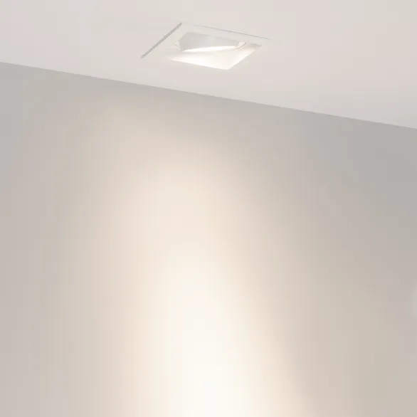 Светильник MS-VORTEX-BUILT-S117x117-20W Day4000 (WH-WH, 20 deg, 230V) (Arlight, IP20 Металл, 5 лет)