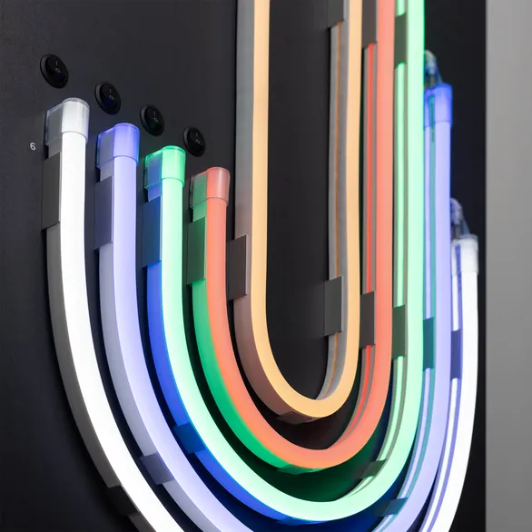 Стенд Гибкий Неон ARL-BLAZE-1760x600mm (DB 3мм, пленка, лого) (Arlight, -)