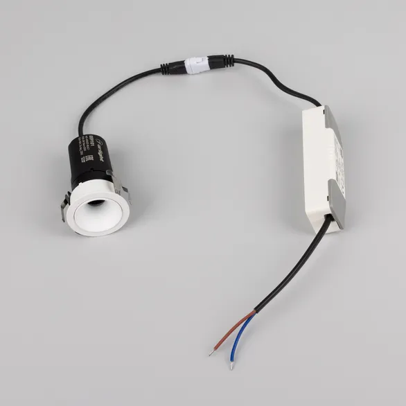 Светильник MS-ARADO-BUILT-R35-3W Warm3000 (WH-WH, 36 deg, 230V) (Arlight, IP20 Металл, 5 лет)