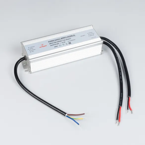 Блок питания ARPV-24300-A (24V, 12.5A, 300W) (Arlight, IP67 Металл, 3 года)