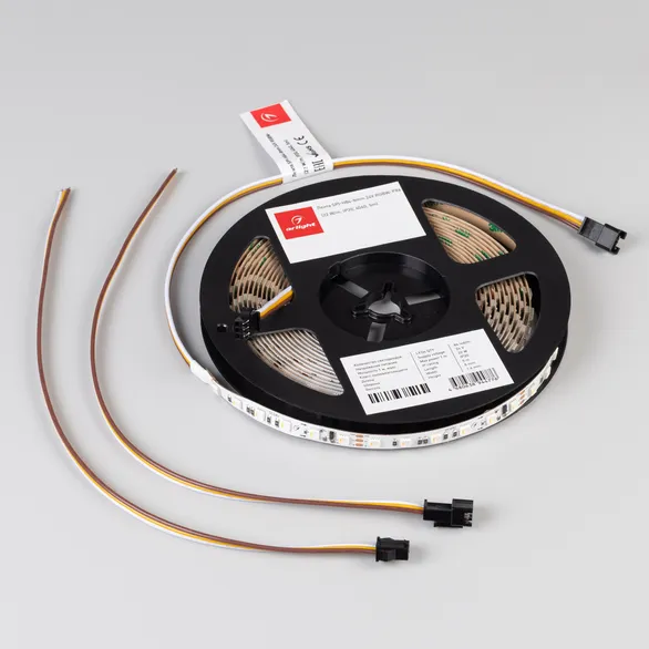 Светодиодная лента SPI-H84-8mm 24V RGBW-Warm-PX6 (22 W/m, IP20, 4040, 5m) (Arlight, -)