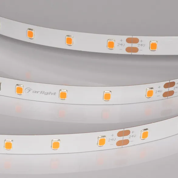 Светодиодная лента RT-A60-8mm 24V Carrot (4.8 W/m, IP20, 5m) (Arlight, -)